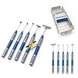 Kit de cepillado dental suave de cinco piezas, instrumentos de cirugía de implantes con herramientas manuales de acero y caja de almacenamiento para uso clínico - Product Image 6