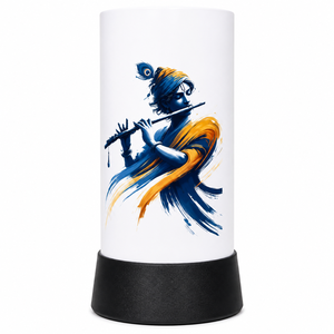 Divine Glow Krishna LED Table Lamp Spiritual <b>Night</b> <b>Light</b> Home Temple Bedroom Meditation Decor <b>USB</b> Powered Gift 9.5 Inch Acrylic - Product Image 1
