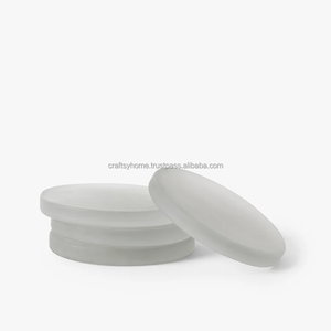 Juego de posavasos de resina epoxi clásico azul profundo, productos artesanales para el hogar, cocina, efecto océano, almohadillas decorativas hechas polilácticas - Product Image 5