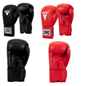 Gants de boxe en cuir de vachette, rembourrés à 4 couches, avec sangle de poignet réglable et fermeture auto-agrippante, légers, respirants, à dos plat - Product Image 4