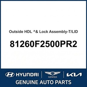 Elantra Nuevo, Otras Piezas y Accesorios para Autos y Camionetas 81260F2500PR2 - Product Image 1