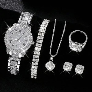 Nouvelle Montre Unisexe Tendance 2026 en Gros d'Usine, Simple, à Quartz, avec Perles, Bracelet en Plastique, Verre Léger et Diamants - Product Image 3