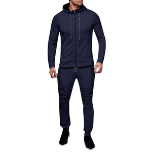 Pantalones Deportivos Personalizados de Poliéster de Alta Calidad para Hombre, Sudaderas con Cremallera, Ropa Deportiva, Trajes Deportivos Personalizados de Corte Ajustado - Product Image 1