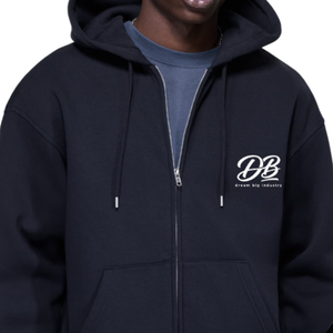 Wholesale Loose Fit <b>Zip</b> Through Hoodie Soft Cotton Full <b>Zip</b> <b>Hooded</b> Jacket Custom Logo Bulk Apparel Manufacturer - Product Image 3
