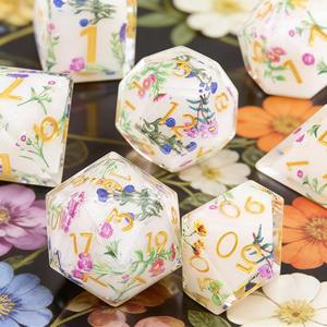 Juego de Dados de Resina con Logotipo Personalizado, Dados Poliédricos de Resina para Juegos de Mesa DND RPG, Accesorio de Juego al por Mayor - Product Image 5