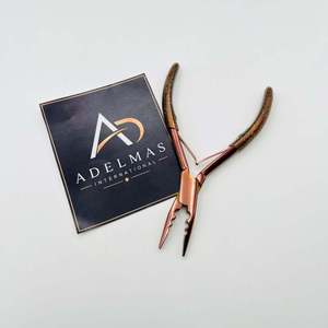 Pince à micro-anneaux pour extensions capillaires à trois trous, impression de logo personnalisée, en cuivre, pour ouverture et fermeture de micro-anneaux - Product Image 3