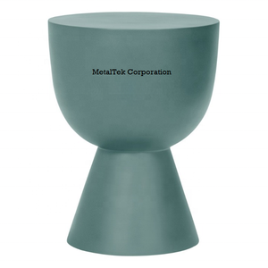 Modern Side <b>Table</b> Teal Colour Metal Accent End <b>Table</b> Minimalist <b>Small</b> Coffee <b>Table</b> Nordic <b>Pedestal</b> Stool Living Room Decoration - Product Image 2