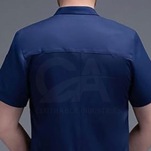Kitchen <b>Uniforms</b> Breathable Short Sleeve Chef Jacket for <b>Restaurant</b> Staff Double Breasted Premium Chef Jacket for Professional - Product Image 2