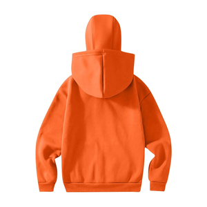Sweat à capuche zippé intégral pour homme, personnalisé, hiver, délavé à l'acide, style vintage, avec trous pour les yeux, poches, 100% coton molletonné, coupe oversize, brodé - Product Image 2