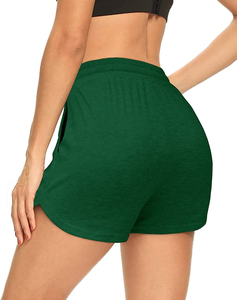 Custom Made Women Breathable Quick Dry Soft Fabric Running Casual <b>Athletic</b> Shorts with Pockets and Drawstring Skin - Product Image 3