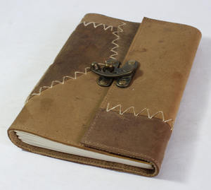 Diario Personalizado de Cuero Genuino, Diario de Escritura con Tapa Dura y Logotipo Personalizado, Cuaderno con Banda Elástica - Product Image 3