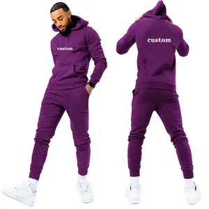 Conjunto Deportivo de 2 Piezas para Hombre, Talla Grande, Ligero, Sudadera con Capucha y Pantalones de Algodón, Elástico en 4 Direcciones, Transpirable y Absorbente de Sudor - Product Image 6
