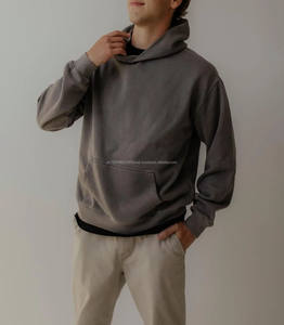 Sweat-shirt en tissu éponge brossé de haute qualité avec logo personnalisé sweat-shirt en laine polaire épaisse et confortable style basique pour hommes - Product Image 1