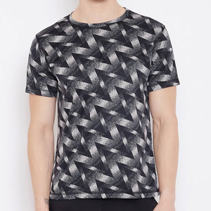 Camiseta de algodón orgánico para hombre, tela ecológica y sostenible, color liso, cuello redondo, para marca de ropa de etiqueta privada. - Product Image 1