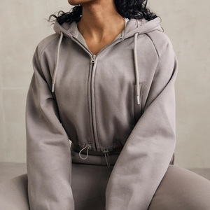 Sudadera con Capucha Corta de Invierno para Mujer, Personalizable, 100% Algodón, Suave, con Opciones de Logotipo para Marcas de Moda - Product Image 4