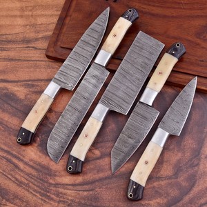 Multi Purpose <b>Kitchen</b> Chef <b>Knife</b> Set with <b>Sharp</b> Damascus Steel Blades Comfortable Non Slip Handles for Daily Use Chef <b>Knife</b> Set - Product Image 4
