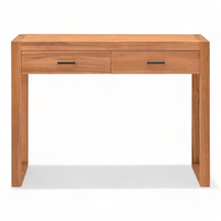 Bureau en bois de style moderne avec 2 tiroirs pour la décoration de la maison et le mobilier de bureau à prix abordables
