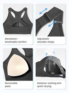 Soutien-gorge de sport tendance, haute qualité, logo personnalisé, nouveau design, léger, vêtements de fitness pour femmes - Product Image 6