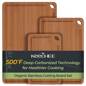 เขียงไม้กระถินณรงค์สำหรับเสิร์ฟและหั่นอาหาร - ดีไซน์มินิมอล - Product Image 3
