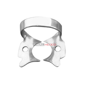 Pince de barrage en caoutchouc endodontique, instruments dentaires pour l'isolement dans le traitement des canaux radiculaires, pince dentaire de précision en acier inoxydable - Product Image 1