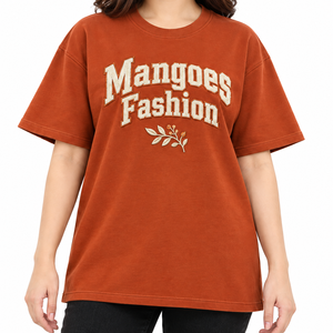 T-shirt 100 % coton de haute qualité, mode, avec logo personnalisé, 153 g, coupe oversize, col rond, manches courtes, pour hommes et femmes, sport, vente en gros - Product Image 4