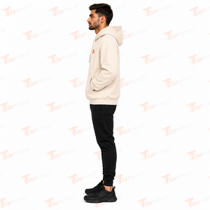 Sudadera con Capucha Casual para Hombre, 100% Algodón, de Alta Calidad, Estilo Oversize, Estampada, para Invierno - Product Image 3