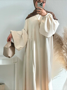 ชุดเดรสยาวสำหรับผู้หญิงในเทศกาลอีด แบบหลวมๆ สไตล์อาบายะห์ จาลับบียะห์ สำหรับชาวมุสลิม เหมาะสำหรับงานปาร์ตี้ ฤดูใบไม้ร่วง ฤดูหนาว ทำจากผ้าคอร์ดูรอย ชุดคลุมแบบคาฟตัน อิสลาม เวสติโดส ลาร์โกส - Product Image 5