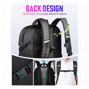 Premium Basketball Bag Backpack with Ball <b>Holder</b> <b>Shoes</b> Compartment Large Capacity Sports Travel Backpack for Training Gym School - Product Image 2