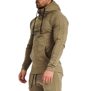 Men's Cotton Polyester <b>Jogging</b> Tracksuit Wholesale Slim Fitness Sportswear Plain Design for Active Bottoms - Product Image 1