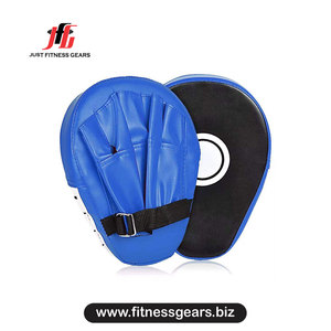 <b>Focus</b> <b>Pads</b> Green Black PU Velcro Closure Non Slip Training Punching Mitts Martial Arts Boxing Gear - Product Image 2