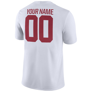 Custom Made American Football Jersey Plus Size Short Sleeve 100% Polyester Quick Dry Anti-Bacterial Breathable Heat-Transfer - Product Image 2