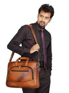 <b>Laptop</b> Messenger Cross Body Genuine Leather Waterproof Bag Engrave Design Fashionable Handmade Customizable Size Durable Daily - Product Image 6