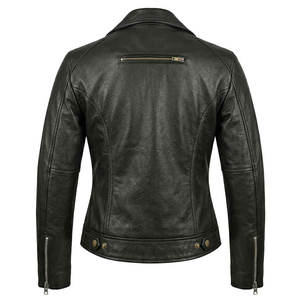 Women Armored Motorcycle Leather <b>Jacket</b> Ladies <b>Biker</b> Riding Protection <b>Jacket</b> Motorbike Safety Gear - Product Image 5