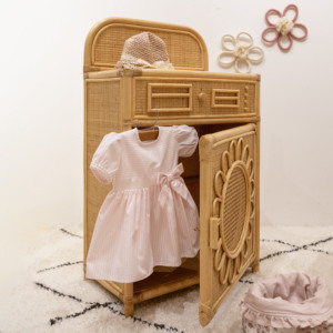 Lave-linge jouet en rotin tressé fait main pour enfants, fabricant de lave-linge jouets, prix fabricant - Product Image 1