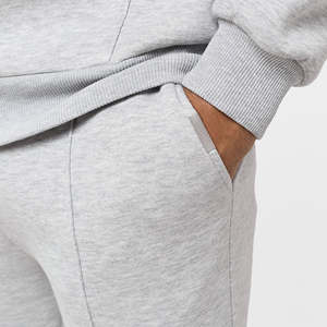 Conjunto de Sudadera con Capucha y Pantalones de Chándal de Felpa Gruesa para Hombre, Estilo Oversize Holgado, Pierna Recta, Parte Inferior Abierta, OEM - Product Image 3