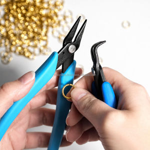 High Quality 5 inch Xuron Chain <b>Nose</b> <b>Pliers</b> and <b>Bent</b> <b>Nose</b> <b>Pliers</b> Stainless Steel Light Weight Jewelry Making Customizable Tool - Product Image 1
