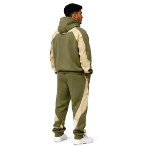 Ensemble survêtement personnalisé avec sweat à capuche et pantalon de jogging, logo imprimé en relief, streetwear, vêtements de sport, fabricant de marques privées, Pakistan - Product Image 4