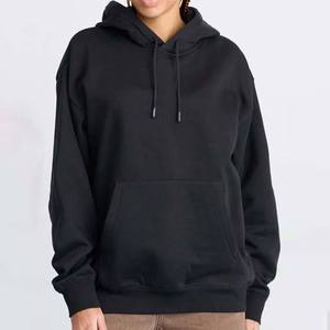 Vêtements décontractés, sweats à capuche pour femmes sur mesure en vente, dernier design, qualité supérieure, tissu respirant, sweats à capuche en coton noir - Product Image 2