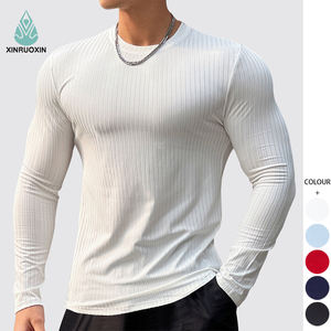 T-shirt Homme Grande Taille Personnalisé Uni Coupe Slim en Polyester pour Sport et Fitness – Vente en Gros - Product Image 6