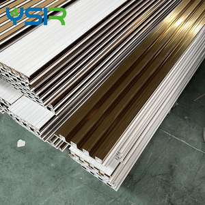 Revestimiento de Madera Linyi Yansen, Tablero de Revestimiento Acanalado de Material Compuesto Plástico para Interiores, <span class=keywords><strong>Panel</strong></span> de Pared Decorativo de Madera Compuesta 3D WPC - Product Image 3