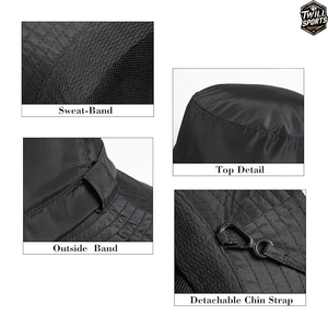 Trendy Custom Unisex Bucket Hat Waterproof Nylon Outdoor Fishing Hat Plain Blank Summer Sun Protection Cap OEM <b>Log</b> - Product Image 2