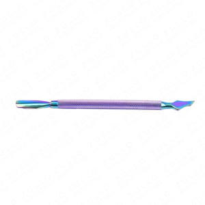 Pousse-cuticules robuste en acier inoxydable multicolore, outil de nettoyage et d'élimination des cuticules de précision pour manucure et pédicure, vente en gros - Product Image 2