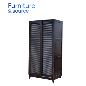 Armario de madera de Primera calidad-Armario de madera maciza moderno con herrajes para guardarropa-Suministro de exportación de fábrica OEM de Vietnam - Product Image 3