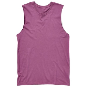 Débardeur de sport personnalisé en coton et poly stretch, anti-transpiration, coupe décontractée, pour entraînement en salle de sport, vente en gros, OEM - Product Image 1