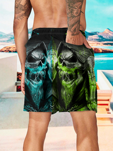 Shorts de Surf para Hombre, Ecológicos, de Cintura Media, Secado Rápido, 100% Algodón, Estilo Casual, Transpirables, para Correr - Product Image 4