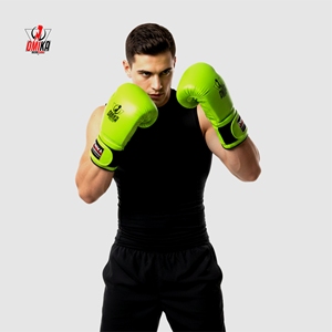 Guantes de Boxeo Profesionales Ligeros de Alta Calidad, Personalizados OEM/ODM, Transpirables, con Correa de Muñeca Ajustable, Dedos Completos, PU/PVC/Cuero - Product Image 1