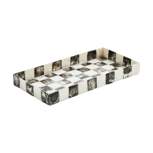 Plateau décoratif artisanal en nacre pour une décoration intérieure élégante - Product Image 1