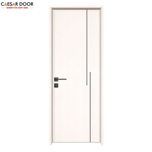 Portes intérieures pré-montées en bois massif, matériaux en polymère PVC, résistantes à l'humidité, à l'isolation thermique et acoustique, à ouverture poussoir-tirage, pour villa - Product Image 4