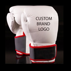 Boxing Lace <b>up</b> Professional <b>Gloves</b> 12oz Custom Fight <b>Gloves</b> Hot Sale New Design Brown White Boxing <b>Gloves</b> for Fighting - Product Image 1