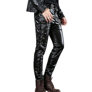 Pantalon cargo en cuir sur mesure de haute qualité pour hommes, séchage rapide, poches fonctionnelles, style jogger, vêtements pour hommes, pantalon cargo en cuir - Product Image 3